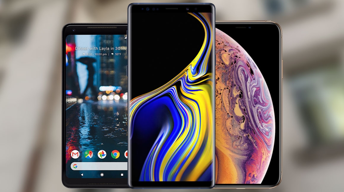 iPhone Xs، Samsung Galaxy Note 9 جانە Google Pixel 2 XL كامەرالارىن سالىستىرۋ