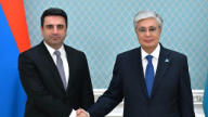 Toqaev Armenıa Ulttyq jınalysynyń tóraǵasyn qabyldady