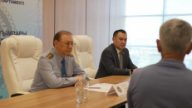Түркістанда полиция бастығы тұрғындарға қылмыс деңгейінің төмендегенін мәлімдеді