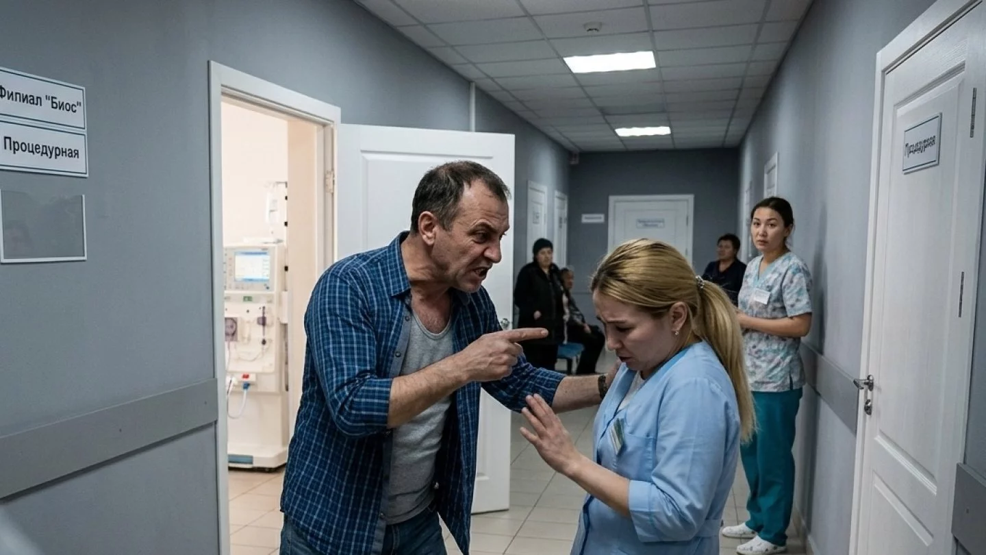 «Прибью»: в Костанае пациент угрожал сотруднице диализного центра
