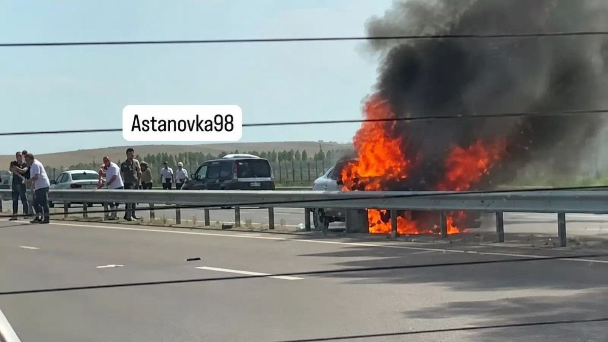 Астана – Петропавл тасжолындағы өрттен аман қалған ер адам жансақтауда