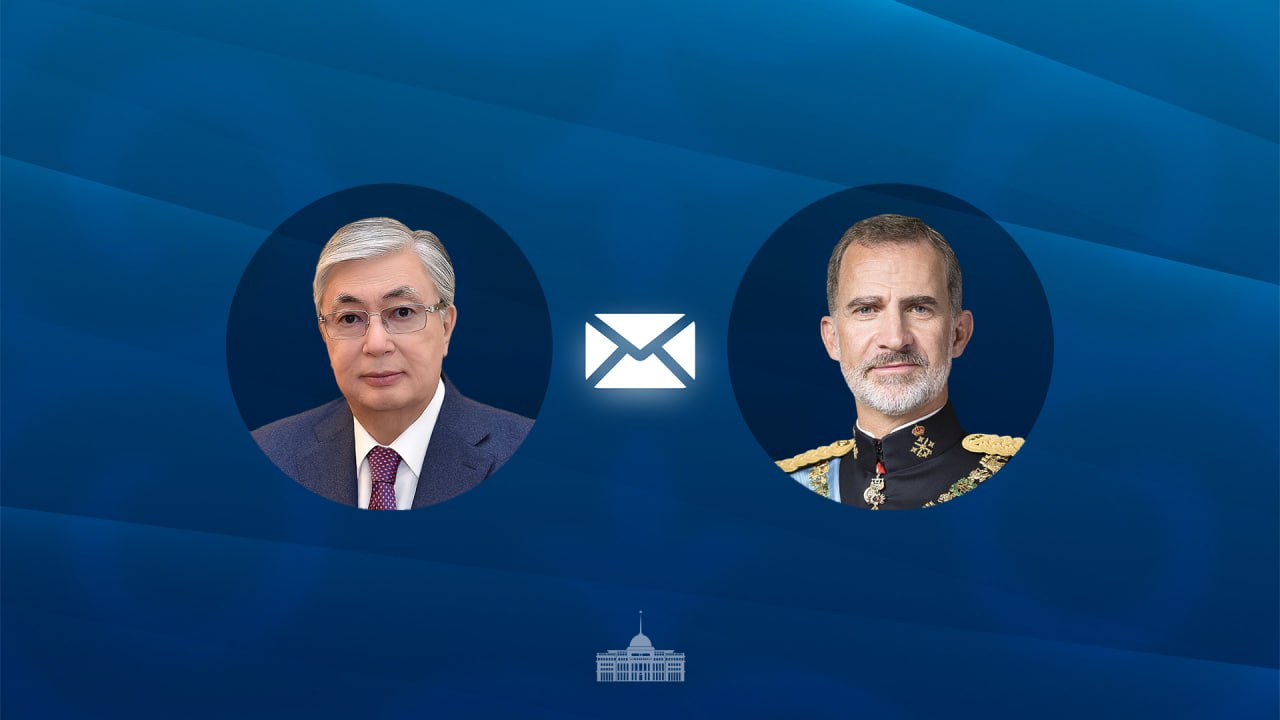 Тоқаев Испания королі Фелипені ӘЧ-2026 жеңісімен құттықтады