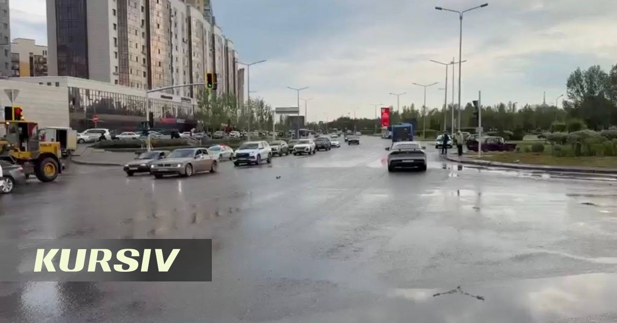 Astana'ya bir günde aylık yağış normunun üçte biri düştü