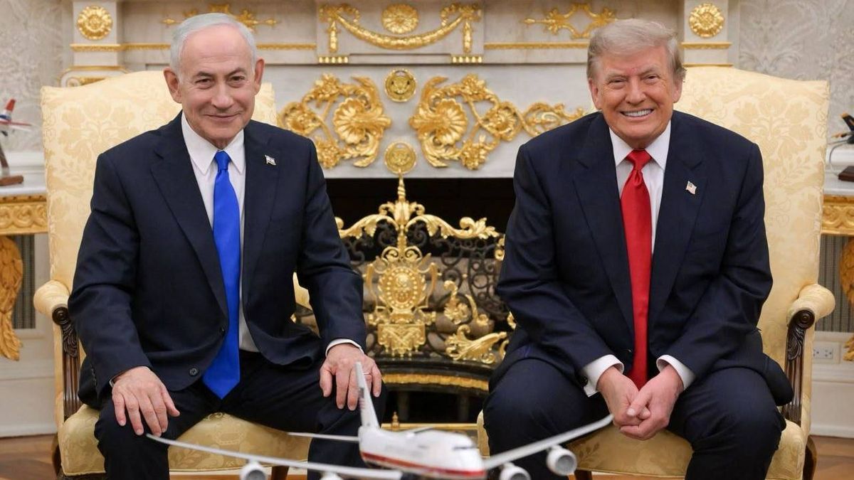 Трамп Зеленскиймен сөйлескен соң бірден Нетаньяхумен кездесті