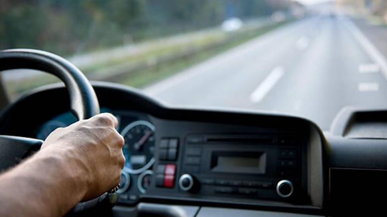 Kazakh truckers stranded at Belarus-Latvia border