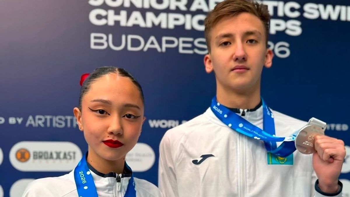 Kazakhstan's Synchro Duo Makes History with Junior Worlds Silver