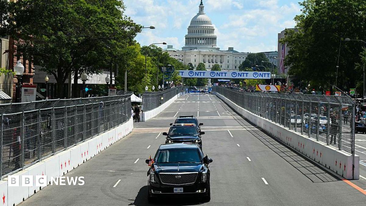 Trump Attends High-Speed IndyCar Race Through Washington's Streets