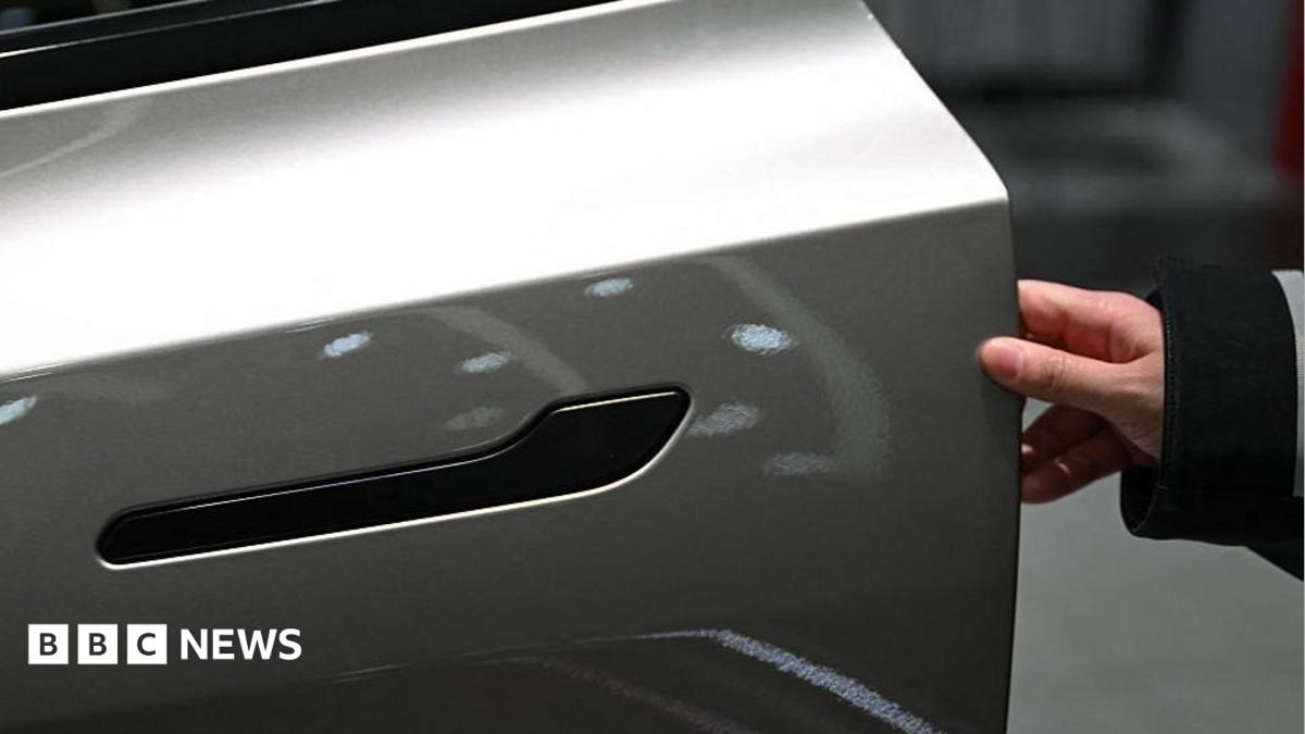 Қытайда 3 миллионға жуық Tesla көлігі жасырын есік тұтқаларына байланысты кері шақырылды