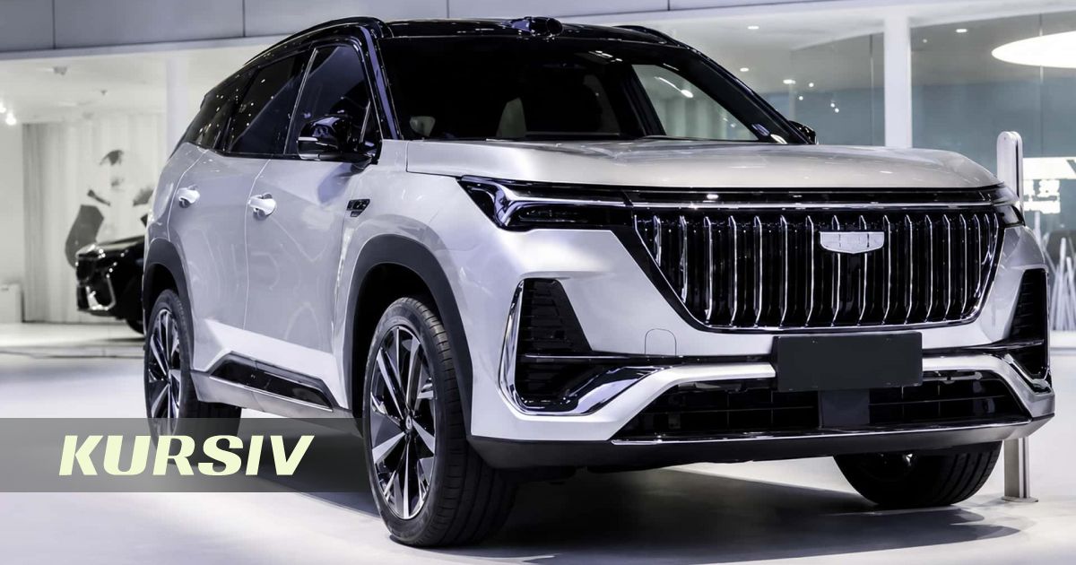 Жаңа Geely Atlas 313 ат күшіне ие болды және розеткасыз гибрид