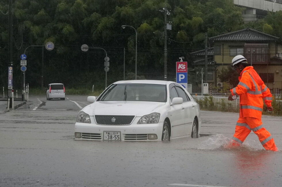 Heavy rain in north-central Japan causes floods and landslides