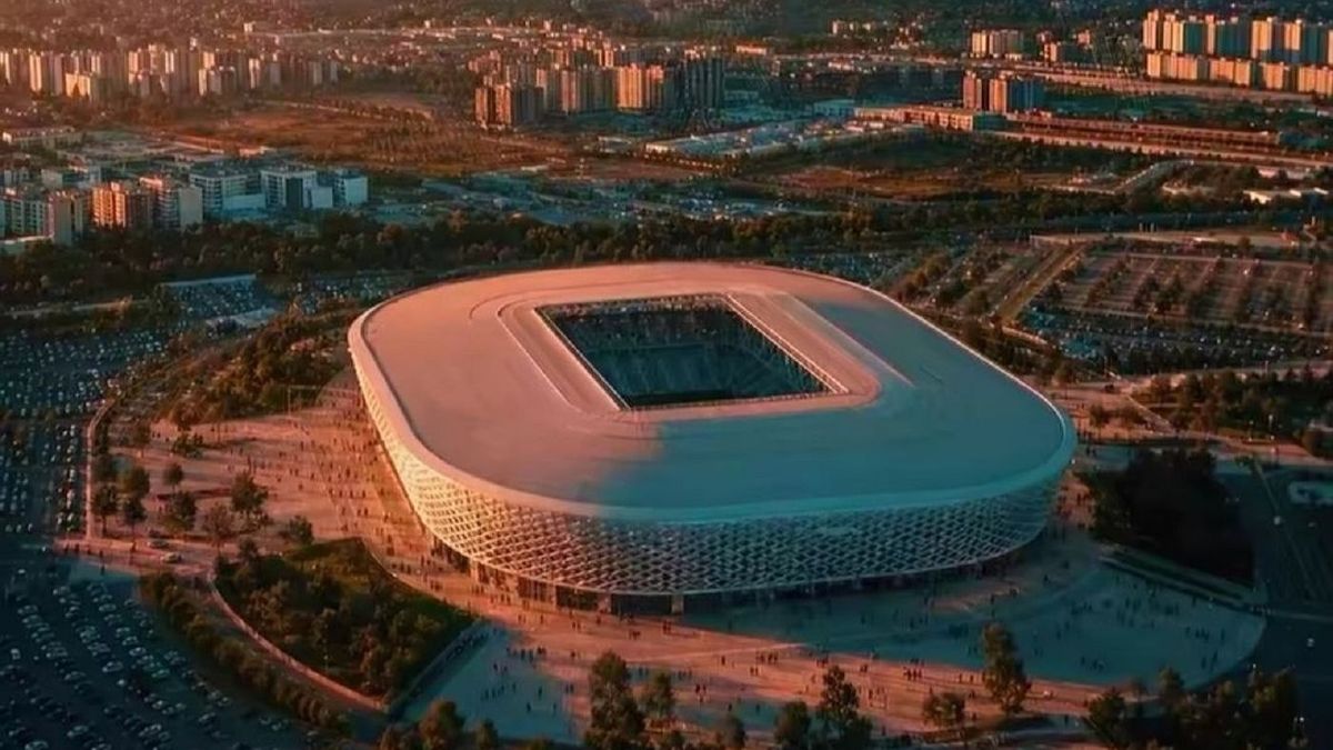Алматыда 45 мың орындық болашақ стадионның бейнежазбасы көрсетілді