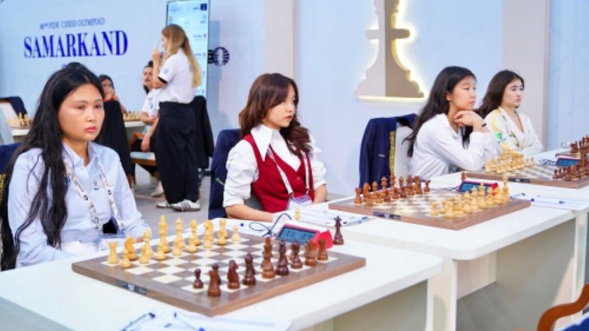 Kazakhstan women's chess team wins third straight match at World Olympiad