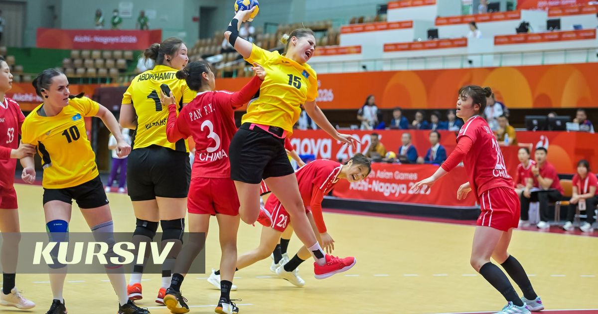Kazakhstan women's handball team loses to China in Asian Games 2026 opener