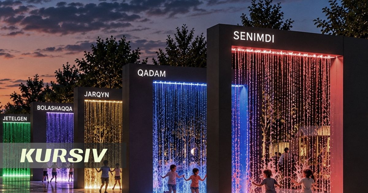 QADAM park with arched fountain and parkour zone to open in Almaty by late October