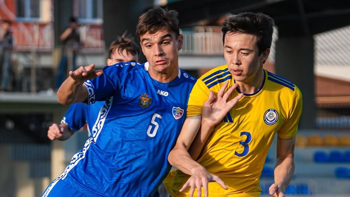 哈萨克斯坦U21青年队客场2:3负于摩尔多瓦,比赛出现三张红牌