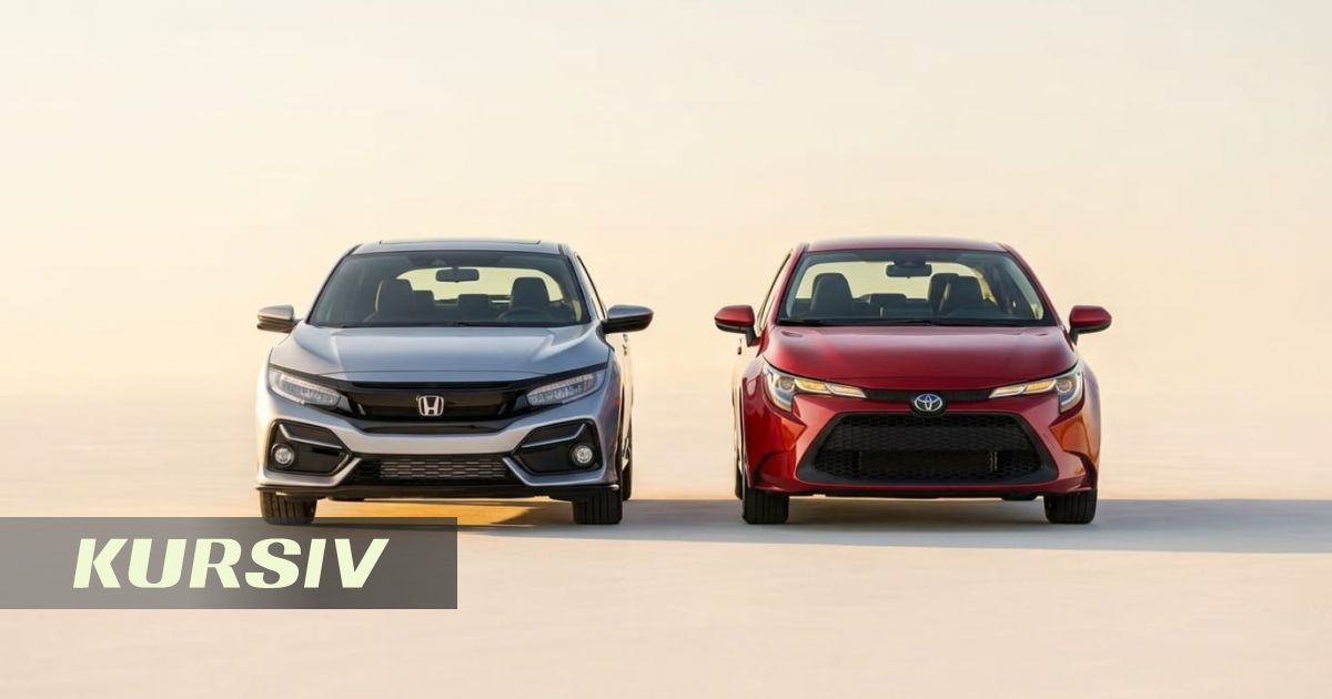 Honda Civic Beats Toyota Corolla in Five-Year Value Retention