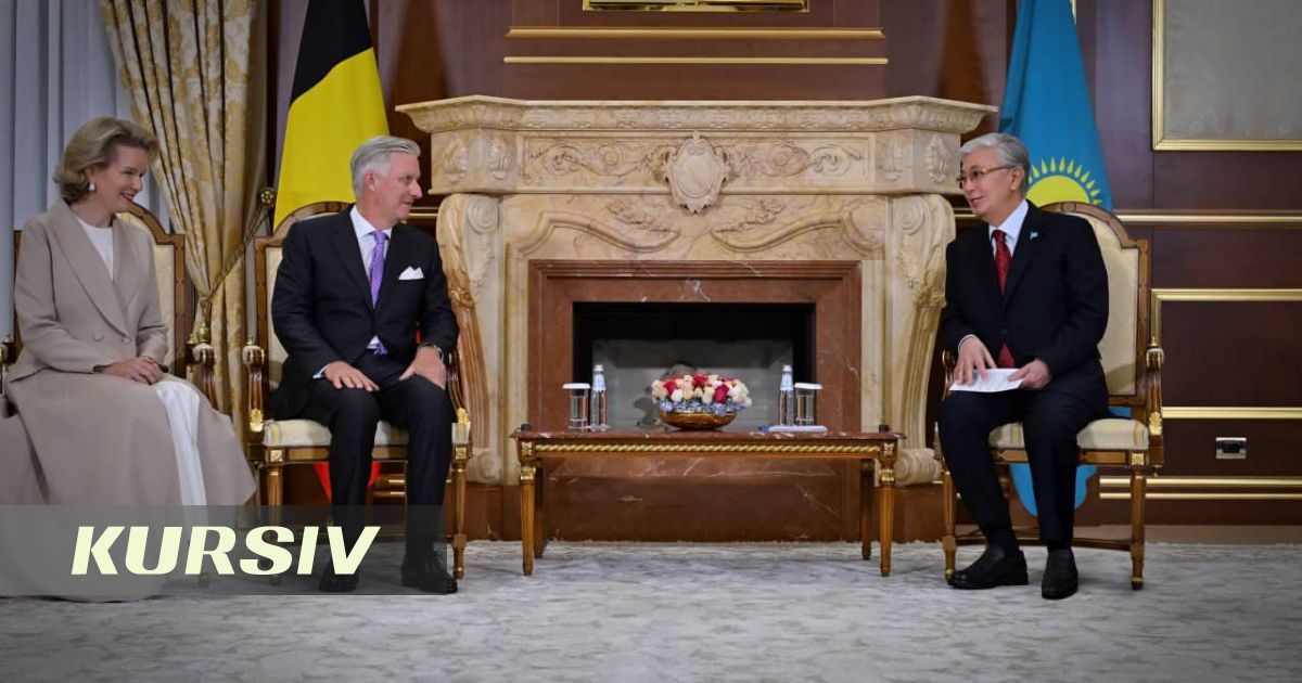King Philippe of Belgium arrives in Kazakhstan on state visit