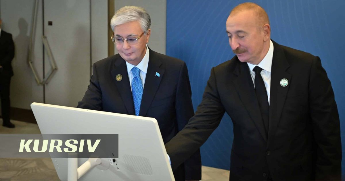 Tokayev ve Aliyev, Hazar'ın dibinde 380 kilometrelik iletişim hattını devreye aldı