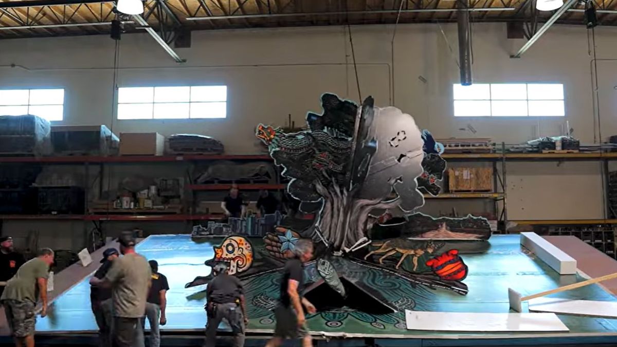 World's largest pop-up book unveiled in Los Angeles