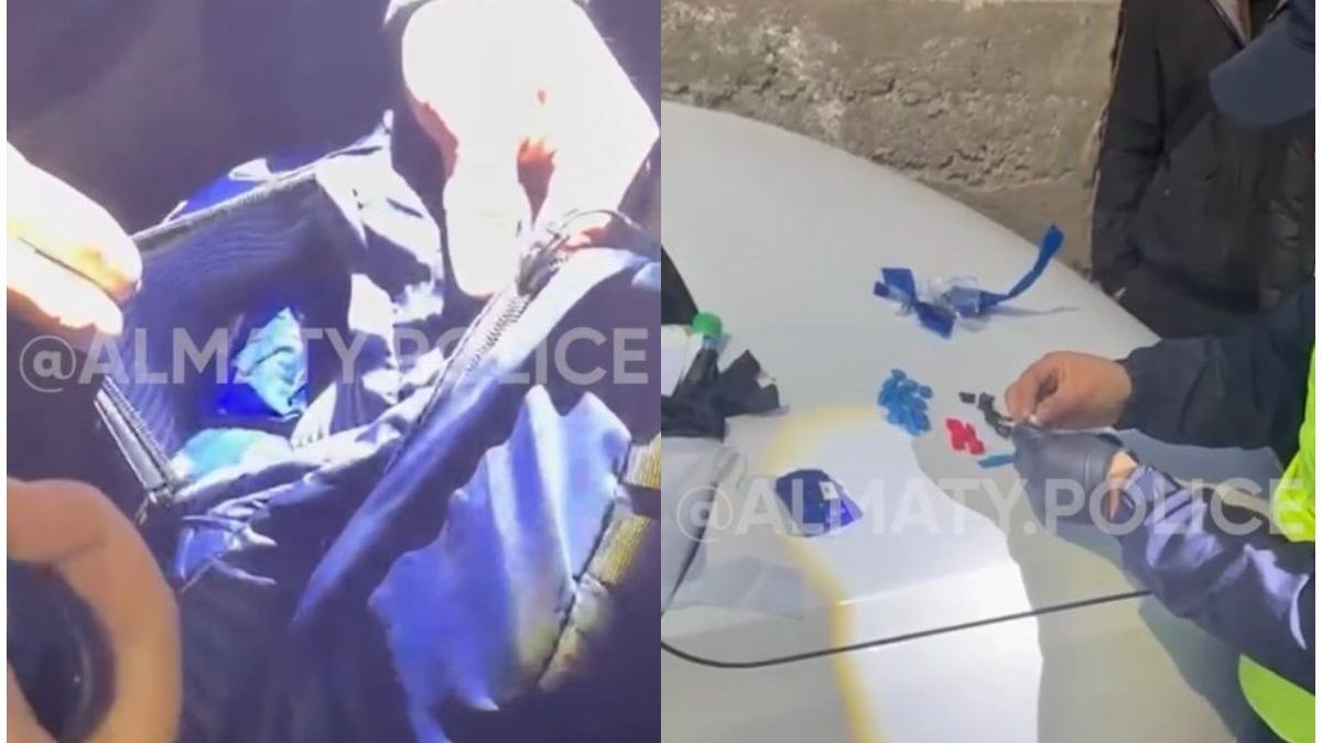 Алматыда түнгі тексеру кезінде бір келіден астам синтетикалық есірткі тәркіленді