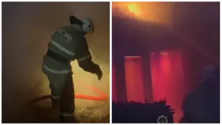 Пожар на базе отдыха в Талгарском районе: сгорел гостевой домик, жертв нет