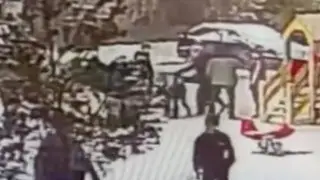 Astana CCTV shows father shove 10-year-old during kids' scuffle; police open probe