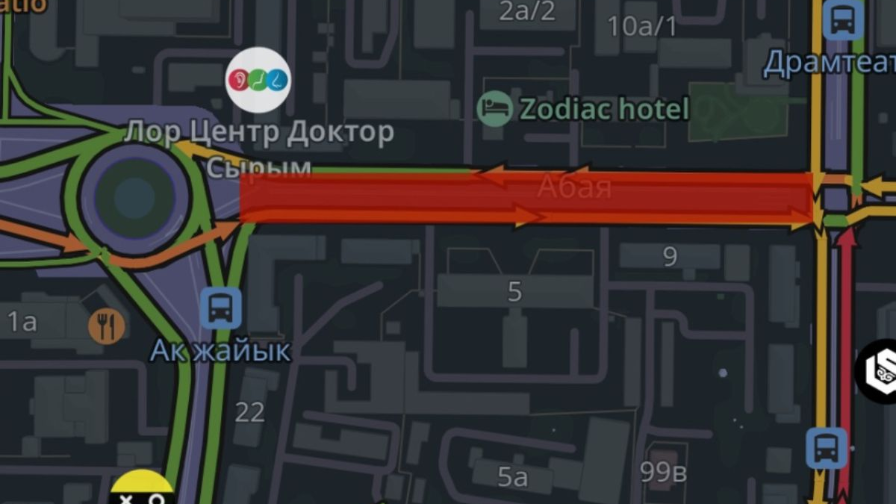 Abaı kóshesindegi qozǵalys eki aptaǵa shekteledi