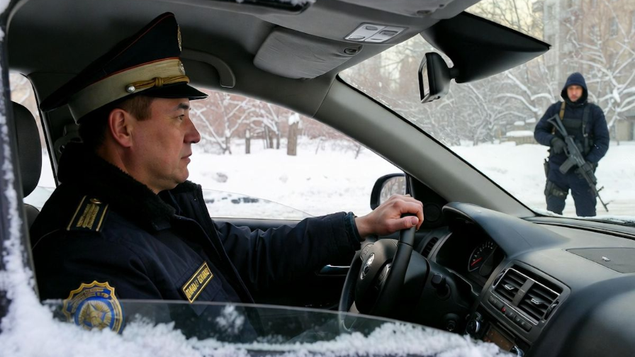 استانانىڭ ورتالىعىندا ارنايى جاساق قىزمەتكەرى جاراقات الدى