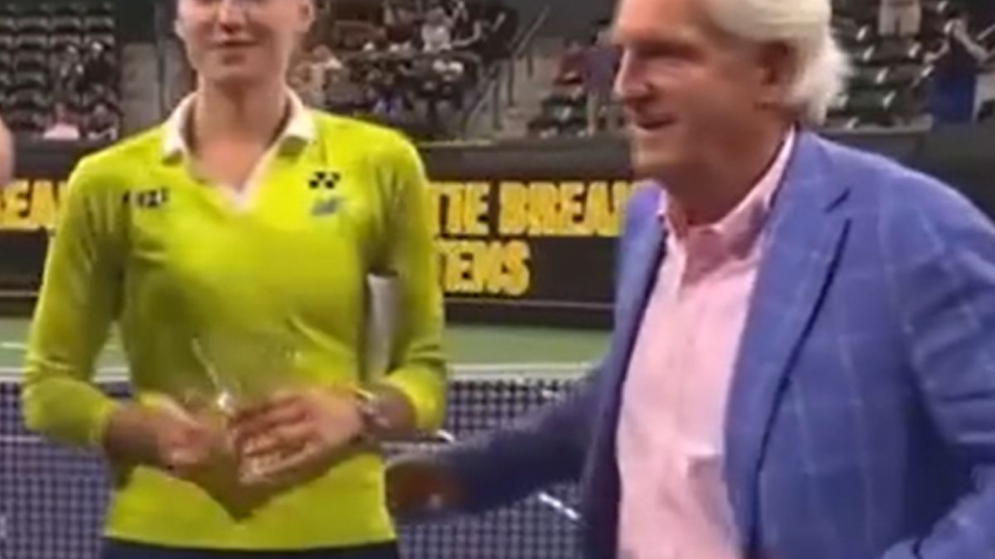 ەلەنا رىباكينانىڭ ينديان-ۋەللستەگى بەينەگە تۇسكەن جايسىز ءساتى: نە بولدى؟