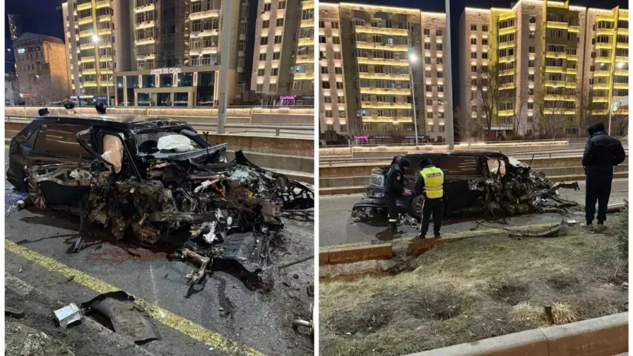 Almatydaǵy Al-Farabı dańǵylyndaǵy jol apaty: masań kúıdegi Zeekr júrgizýshisi meıramhanadan shyqqan