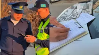 Mayor Caught Illegally Parking Near Police Station in Talgar, Faces Consequences