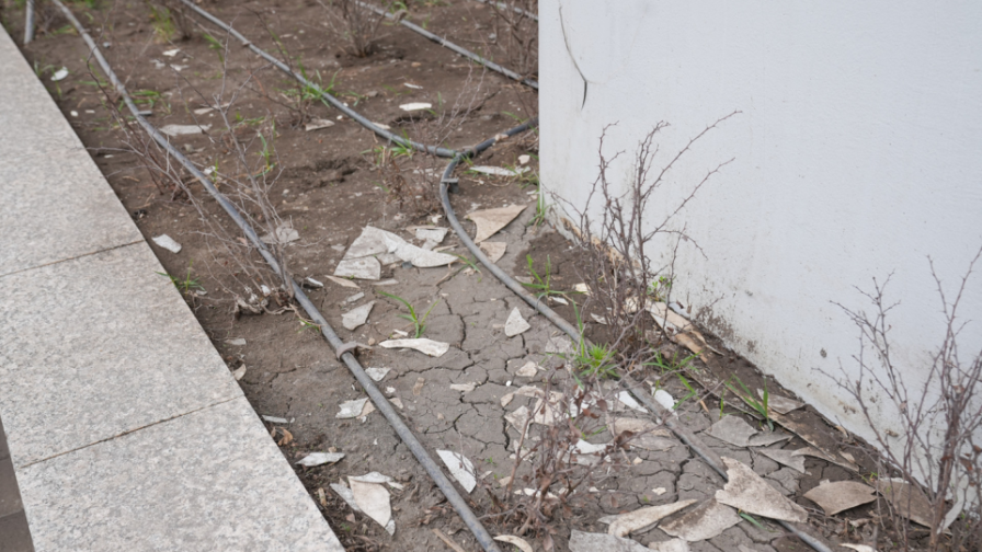 Astana LRT Pillars Show Early Signs of Paint Deterioration