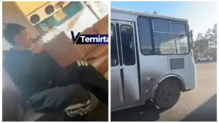 Водитель автобуса в Темиртау напал на пассажира из-за еды: возбуждено дело