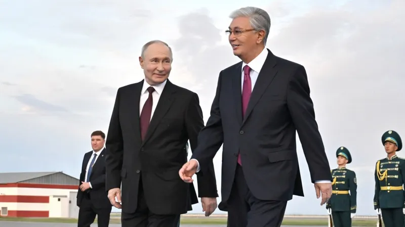 Ресей президенті Владимир Путин Астанаға келді