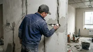 سترويتەلي مستيات: چتو دەلات، ەسلي ۆ ستەناح كۆارتيرى سپرياتالي يايسا؟